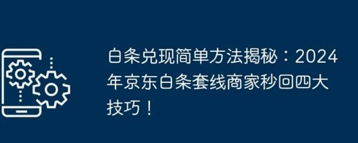 京东白条秒回商家，高效支付新体验