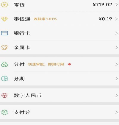 微信分付套出来有利息吗 哪里查询